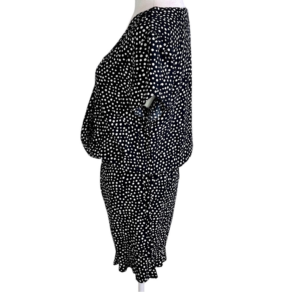 LOFT Polka Dot Flutter Sleeve Romper Size S - Picture 5 of 13